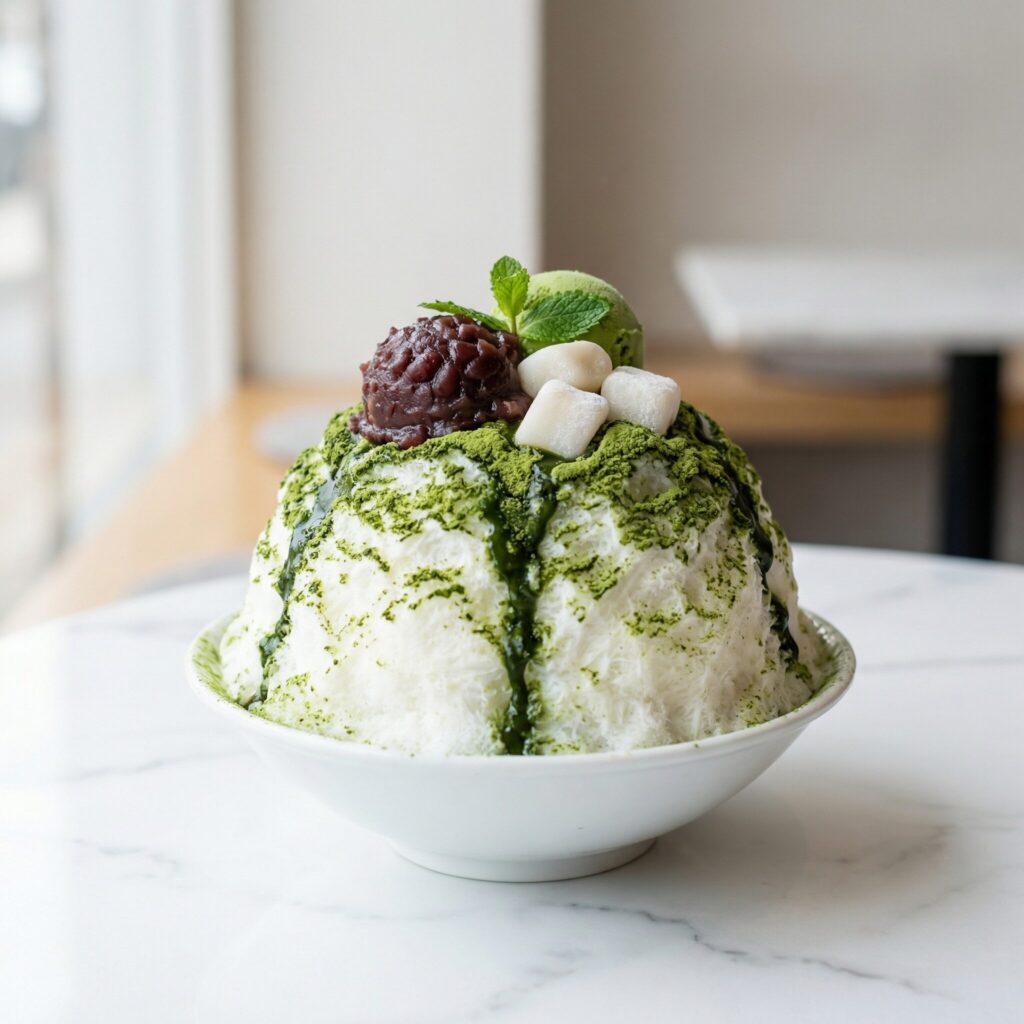 業務用ピンスマシン『雪の華』｜氷不要・液体から作る韓国式かき氷機